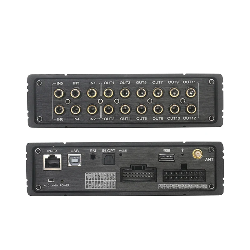 12-Channel DSP Audio Processor with 8-Channel Power Amplifier